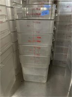 18 qt clear square containers (5)