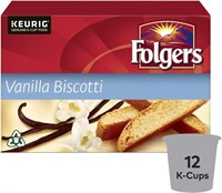 Folgers K-Cup Coffee Pods, Vanilla Biscuit,