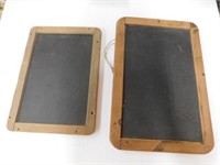 2 schoolhouse slates / chalkboards