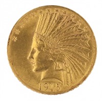 1915 Indian Head $10.00 Gold Piece