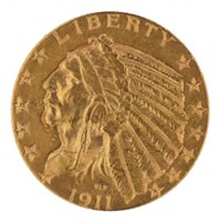 1911 Indian Head $5.00 Gold Piece