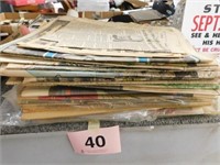 Large stock of Danville Commercial News papers