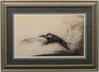 Coursing I Giclee By Louis Icart