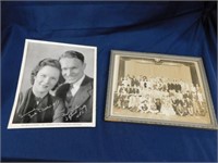 1935 signed photo of Lula Belle and Scotty , WLS