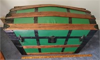 Green Steamer Trunk