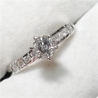 $6500 14K  Diamond 0.6Ct Diamond Ring EC57-72