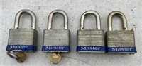 4 Master Locks