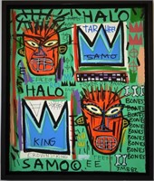 Original in the Manner of  Jean-Michel Basquiat