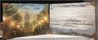 Lot of 2 Hanging Art Pieces