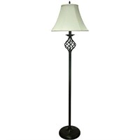 Wrought Iron Cage Floor Lamp (no shade)