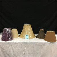Lot of 5 Assorted Lamp shades