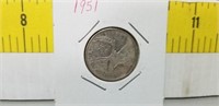 1951 Canada 25 Cents
