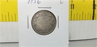 1936 Canada 25 Cents