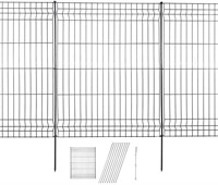 Multi-Purpose Metal Pet Fence Kit Outdoor