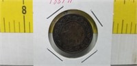 1881 H Canada Large Cent