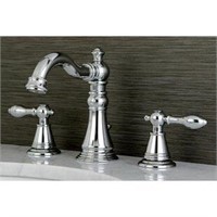 Victorian Widespread Bathroom Faucet With Drain