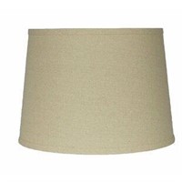 15" H X 11" W Linen Drum Lamp Shade ( Spider )