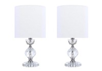 Itzel 15.5'' Clear Table Lamp Set