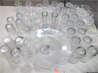 Libbey duratuff glasses, glass jars,