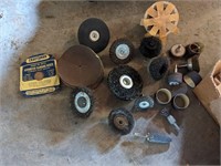 Assorted Grinding Wheels and Wire Wheels