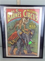 Reproduction Al G. Barnes circus poster