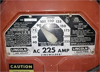 Lincoln Electric ARC Welder, AC 225 amps