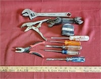 Screwdrivers, Wrenches, Tape Measure