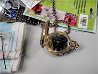 Pocket watch times square quartz, craft supplies