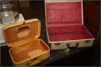 Vintage Suitcase & Vanity Case