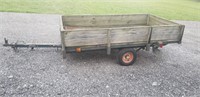 4'x8.5' utility trailer, has title, 1 7/8 ball