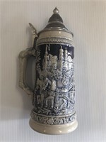 Vintage Signed German Beer Stein, Handarbeit