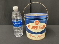 Vintage 4 lb Swift's Silverleaf Pure Lard Can
