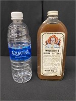 Vintage Wilson Indian Bitters Medicine Jar, NOS