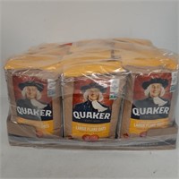 12 PCS OF 1KG QUAKER LARGE FLAKE OATS BEST BEFORE