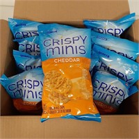 12 PCS OF 100G QUAKER CRISPY MINIS CHEDDAR BROWN