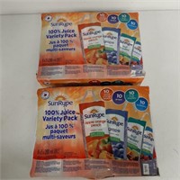 80 PCS OF 200ML SUNRYPE 100% JUICE VARIETY PACK