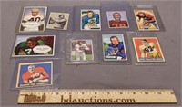 Lot of 1940's-Early 50's Football Cards