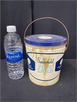 Vintage 4 lb Sunnyfield Pure Lard Advertising Can
