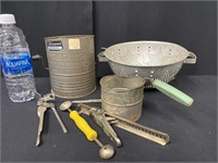 Lot of Vintage Kitchen Tools and More