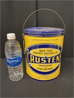 Vintage 8 lb Crustene Shortening Advertising Can