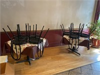 2 tables and 8 chairs