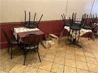 2 tables and 8 chairs