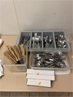 Silverware and knives. Some new