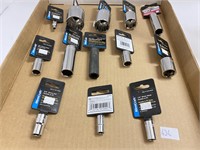 Lot of (13) Assorted Sockets