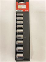 (2x Bid) Craftsman 9PC 3/8" Deep Socket Set