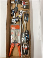Tray Lot Including Snips, Wrenches & Sockets
