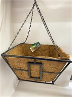 (2x bid) 14" Square Hanging Basket
