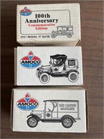 Amoco 1917 Mdl.T, 1918 Barrel, 1923 1/2ton Trucks