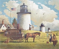 Charles Wysocki signed and numbered print