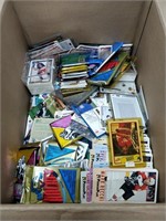 mixed lot of sports cards